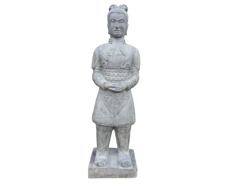 Product image 1 of the product “Kneeling Chinese warrior, 100 cm ”