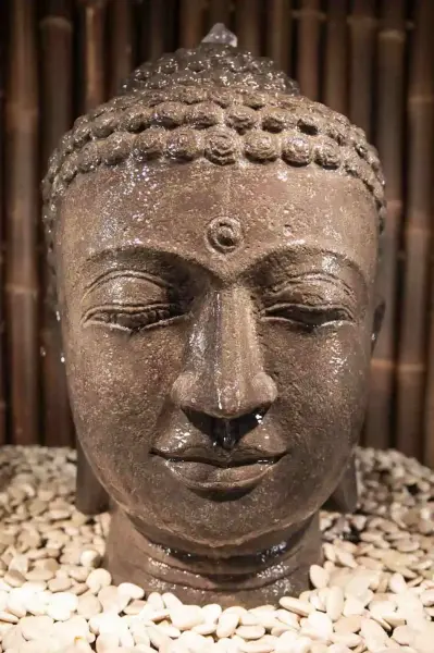 Artikelbild 1 des Artikels “Buddha-Kopf als Wasserspiel, 50 cm “