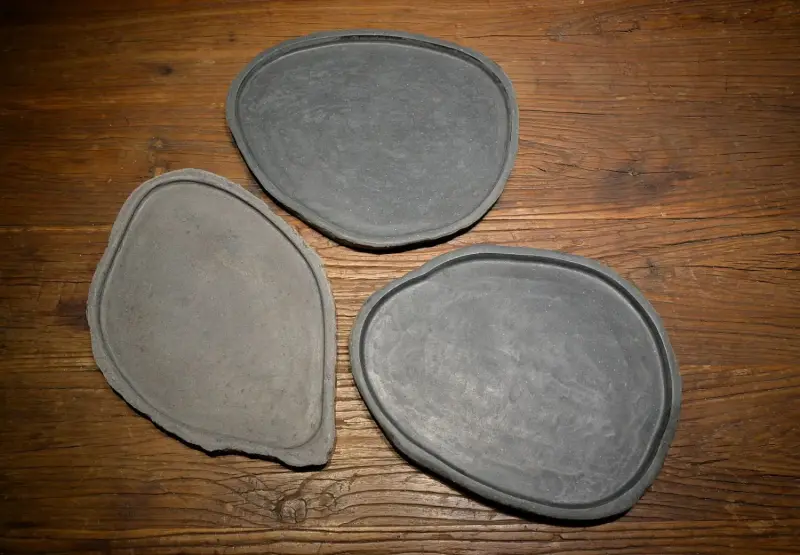 Artikelbild 1 des Artikels “Flache Steinschale (Riverstone) Größe L “