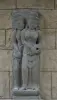 Artikelbild 2 des Artikels “Relief mit 2 stehenden Figuren, ca. 150 cm hoch “