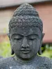 Artikelbild 2 des Artikels “Buddha-Figur, stehend, mit Gefäß, 175 cm, antikfinish “