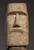 Artikelbild 2 des Artikels “Moai-Kopf, 30 cm Höhe| Naturstein (Basanit), Steinmetzarbeiten. Naturstein, grau “