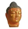 Artikelbild 2 des Artikels “Buddha-Kopf, Steinguss, handbemalt, ca. 11 cm “