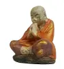 Artikelbild 2 des Artikels “Sitzender Mönch, Steinguss, handbemalt, ca. 14 cm “