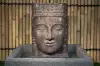 Artikelbild 2 des Artikels “Khmer-Kopf mit Sockel als Wasserspiel, 75 cm “