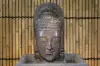 Artikelbild 2 des Artikels “Khmer-Kopf mit Sockel als Wasserspiel, ca. 85 cm H “