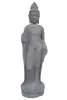 Product image 2 of the product “Standing Buddha with floral carving, Abudaya position. 37 x 32 x 152cm. Natural stone (river stone), stonemasonry ”