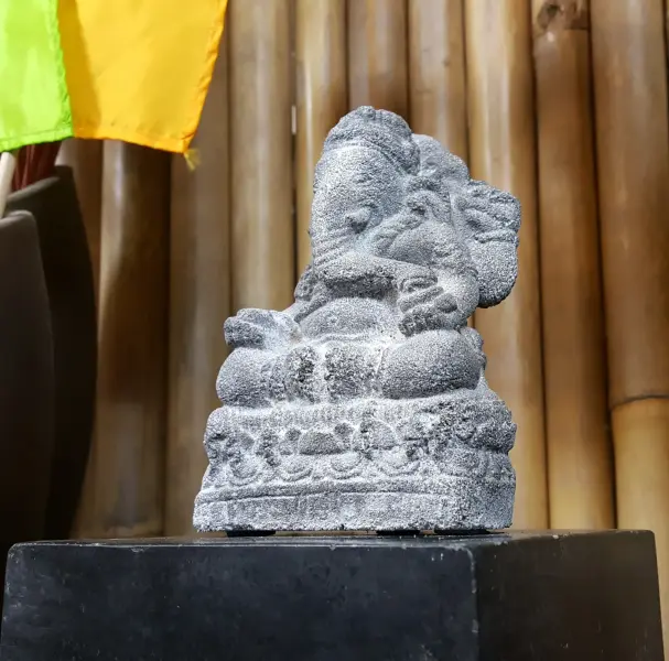 Artikelbild 2 des Artikels “Sitzender Ganesha, 15 cm, grau “