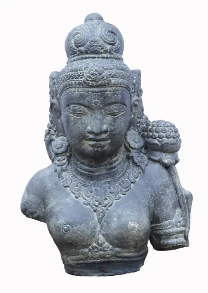 Artikelbild 2 des Artikels “Dewi-Tara-Büste, 50 cm, Antikfinish “