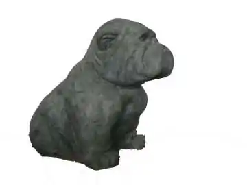 Artikelbild 2 des Artikels “sitzende Bulldogge, ca. 115 cm, Steinguss “