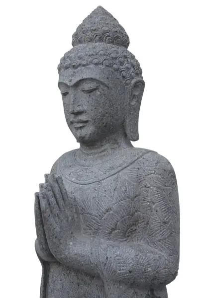 Artikelbild 2 des Artikels “Buddha-Figur, stehend, 120 cm, Handhaltung Begrüßung “