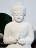 Artikelbild 3 des Artikels “Buddha-Figur, sitzend, indisch, 13 cm, creme “