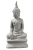 Artikelbild 3 des Artikels “Sitzender Buddha, thailändisch, 30cm hoch, aus gegossenem Lavagestein, handgefertigt & gefärbt “