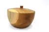Artikelbild 3 des Artikels “Holzschale mit Deckel, aus Teakholz, 16 cm Ø, 9 cm H “