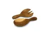 Artikelbild 3 des Artikels “Holzlöffel und -gabel, aus Teakholz, 17cm L “