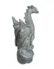 Artikelbild 3 des Artikels “Sitzender Drache auf Stein, ca. 75 cm H. Steinguss, handgefertigt & farbig “