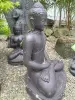 Product image 3 of the product “Sitting buddha, India, 60 cm height, cast stone, handcrafted & coloured ”