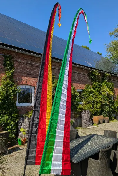 Artikelbild 3 des Artikels “Original Balifahne V2 - Komplett mit Stange, viele Farben und Größen “