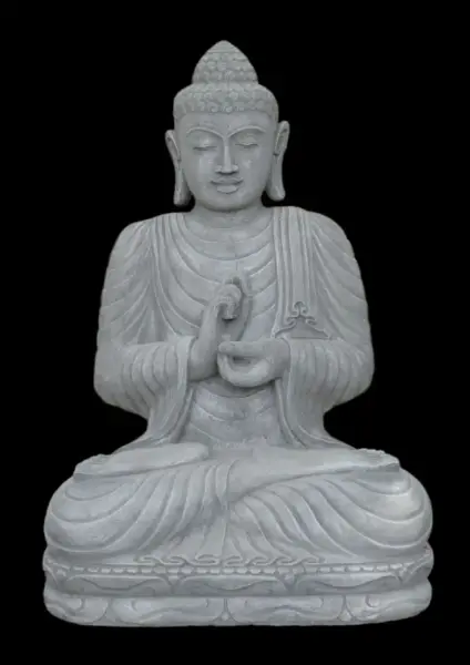 Artikelbild 3 des Artikels “Eshan - Sitzender Buddha Chakra - 68cm - aus Kunststein “