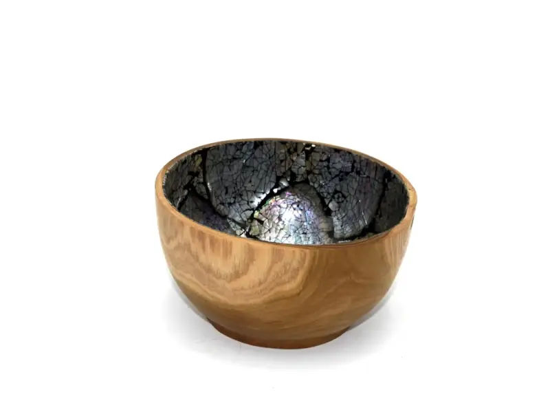Artikelbild 3 des Artikels “Holzschale, aus Teakholz, 14,5 cm Ø “