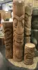 Artikelbild 4 des Artikels “Tiki-Statue im polynesischen Stil. Aus Kokosnusspalme 50cm. Ca. 18-28cm Durchmesser. Modell 2 - offener Mund, “
