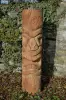 Artikelbild 4 des Artikels “Tiki-Statue im polynesischen Stil. Aus Kokosnusspalme 100cm. Ø ca. 18-28cm. Modell 2 - offener Mund “