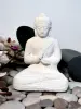 Artikelbild 4 des Artikels “Buddha-Figur, sitzend, indisch, 13 cm, creme “