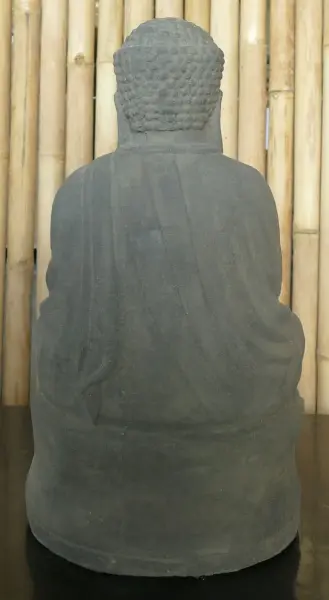 Artikelbild 4 des Artikels “Buddha-Figur, sitzend, auf Sockel, japanisch, 50 cm, Antikfinish “