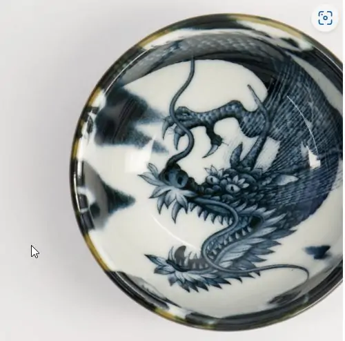 Artikelbild 4 des Artikels “Japonism Dragon Dish 8.7x3.7cm 95ml Black “