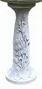 Product image 5 of the product “Rinjani - pedestal, tapered, with lotus motif, Ø 30cm, 71cm H | cast stone ”