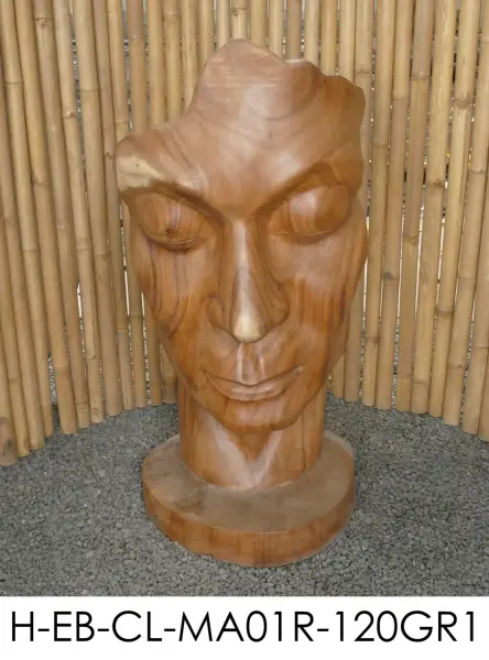 Artikelbild 5 des Artikels “Aras - Gesicht nach rechts schauend, 120 cm H | Steinguss “