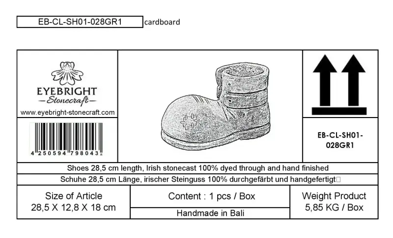 Artikelbild 5 des Artikels “Sepatu - Schuh, 28,5 cm L | Steinguss “