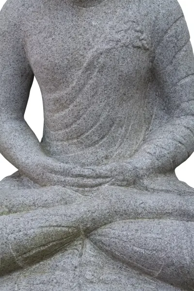 Artikelbild 5 des Artikels “Buddha-Figur, sitzend, „Meditation“, indisch, 60 cm “