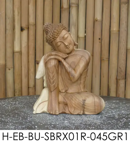 Product image 7 of the product “Vivit - Buddha relax - right knee is up, 45 cm H | cast stone ”