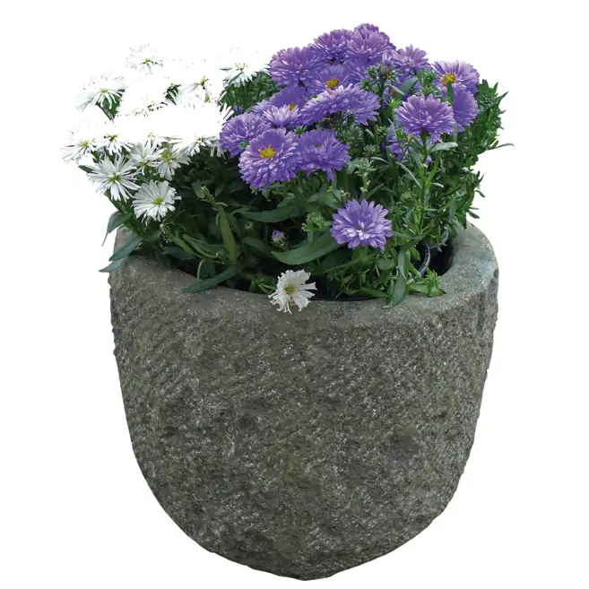 Artikelbild 1 des Artikels “Trog, rund, bossierte Außenfläche, 30 cm Ø “