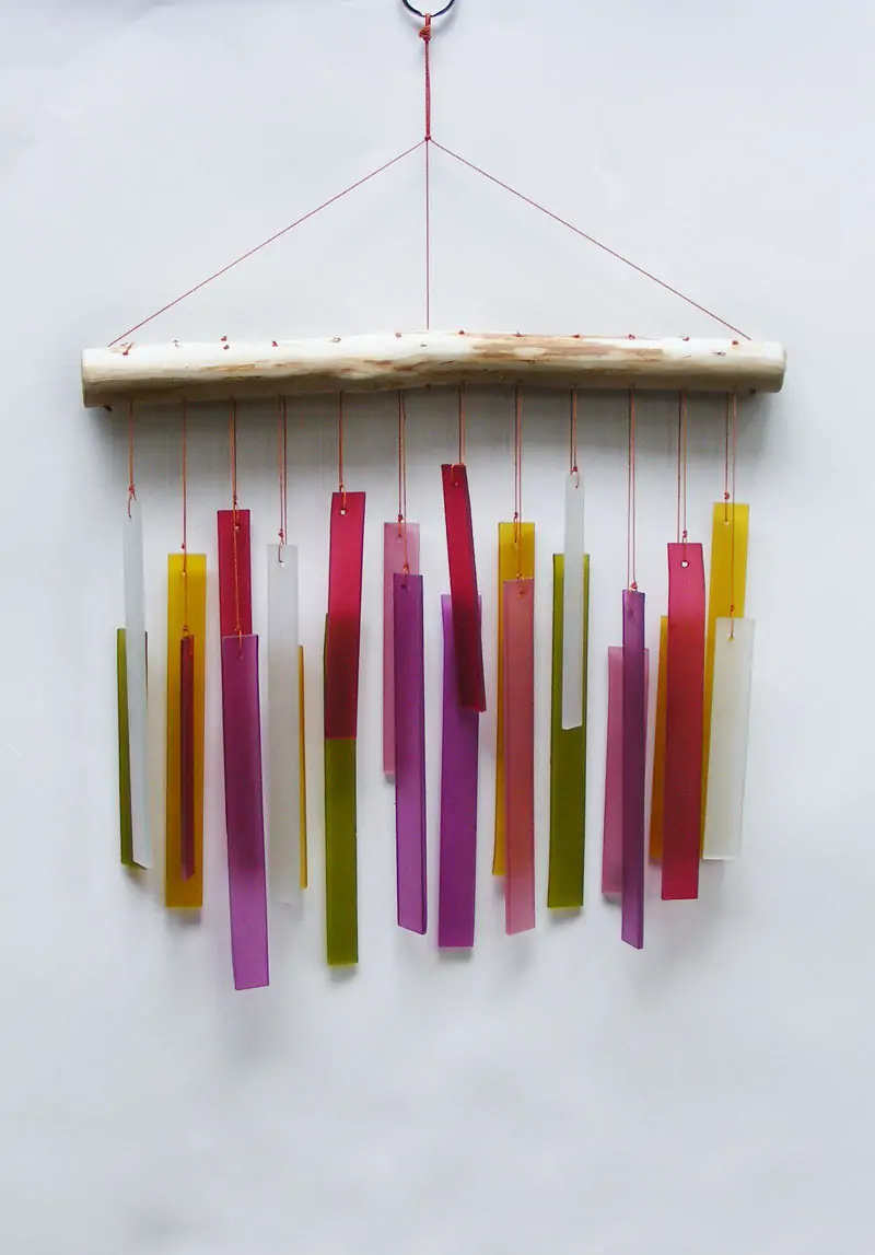 Artikelbild 1 des Artikels “Glas-Windspiel „Orthogon“, 26 cm “
