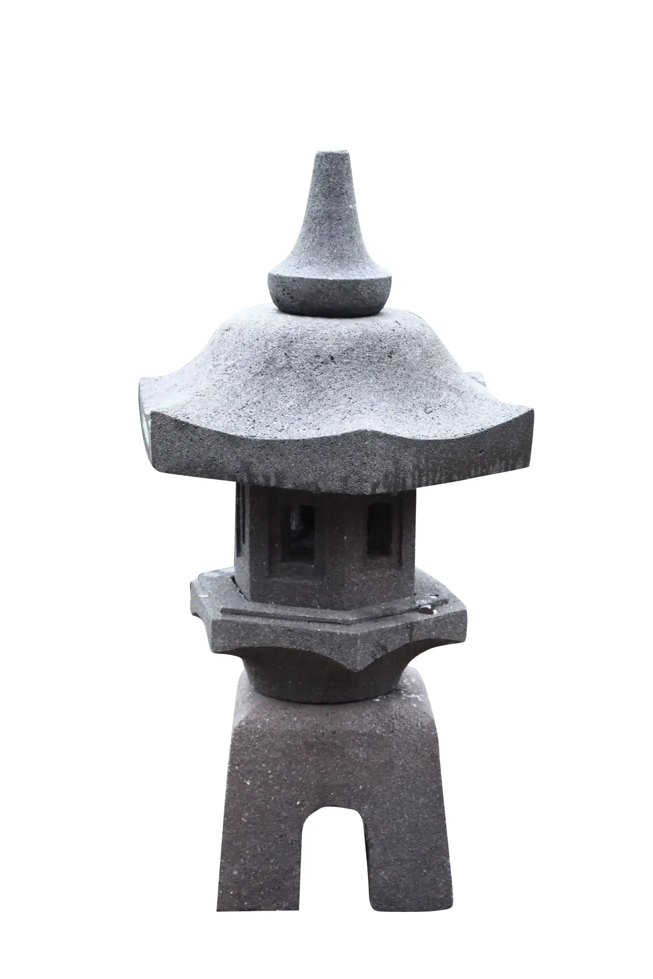Product image 1 of the product “Japanese stone lantern model Yukimi Gata, 65 cm H ”