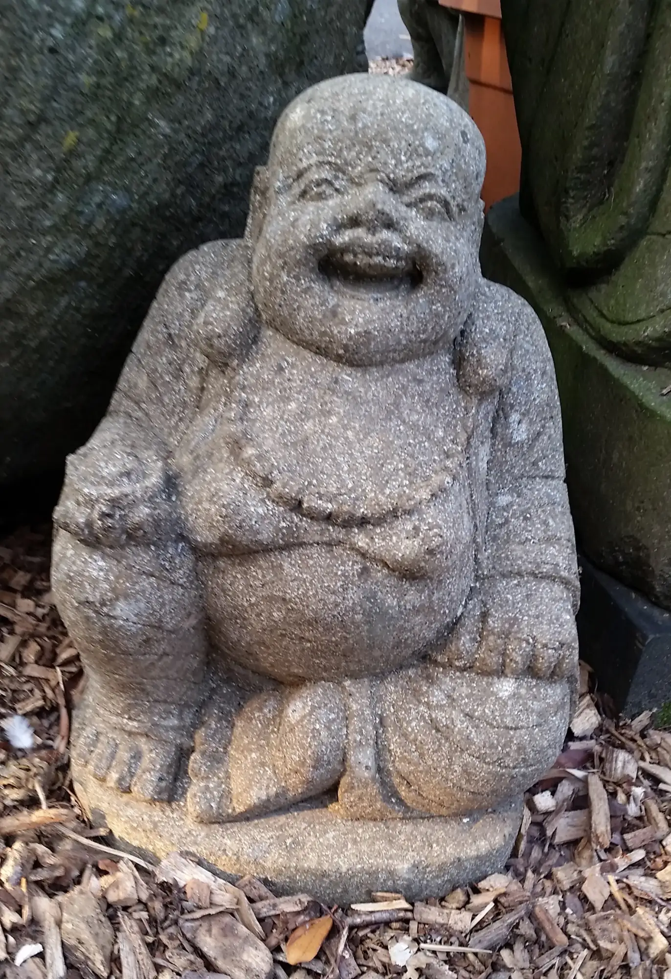 Artikelbild 1 des Artikels “Lachende, chinesische Buddha-Figur, 40 cm “