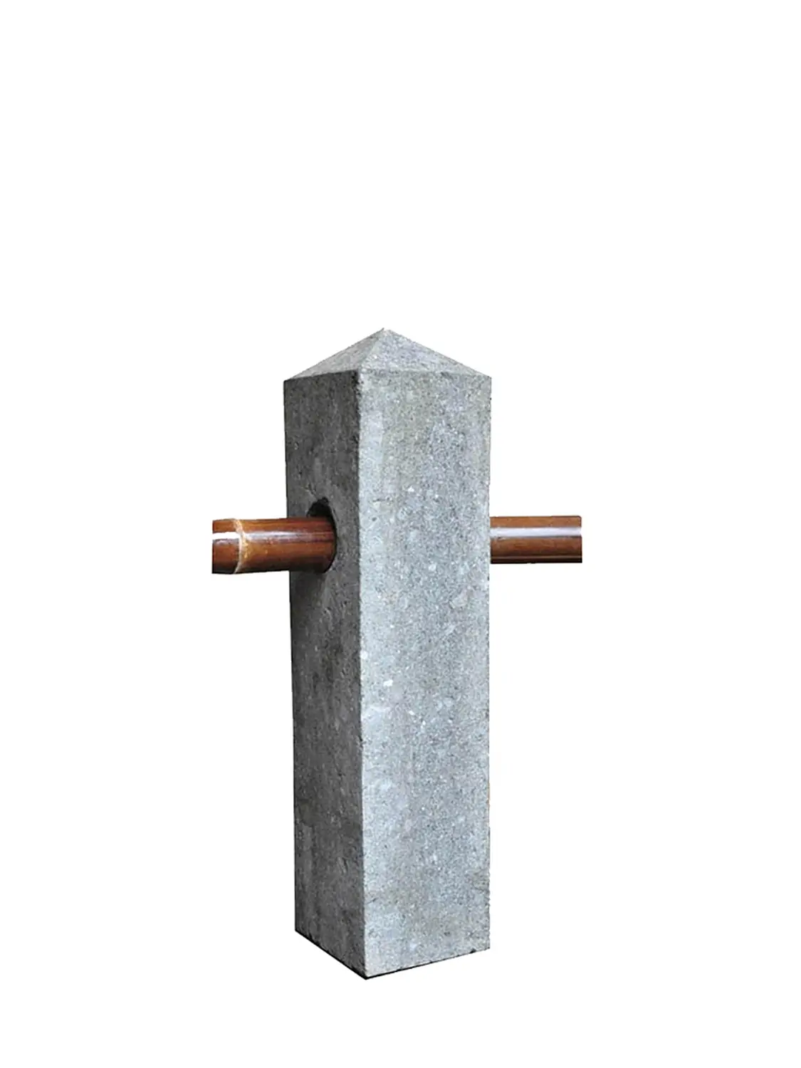 Artikelbild 1 des Artikels “Pfahl für Zaun, 50cm hoch, Basanit “