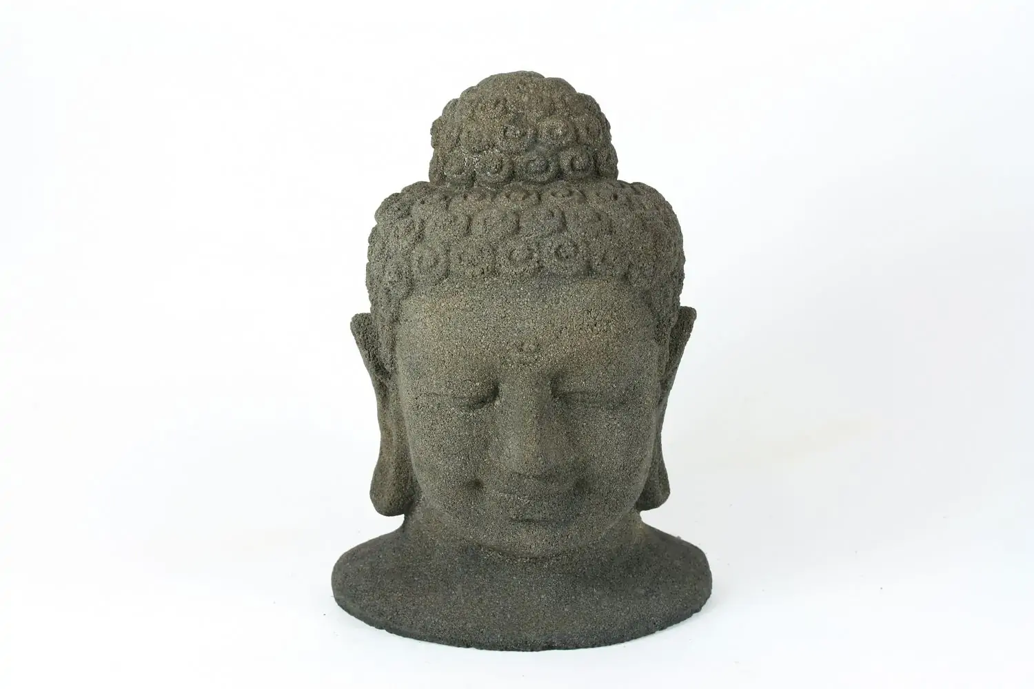 Artikelbild 1 des Artikels “Buddha-Kopf, 20 cm – olive “