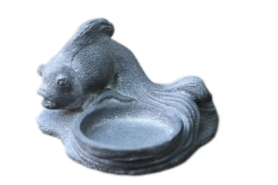 Artikelbild 1 des Artikels “Fisch mit Teelichthalter, 13 cm, grau “