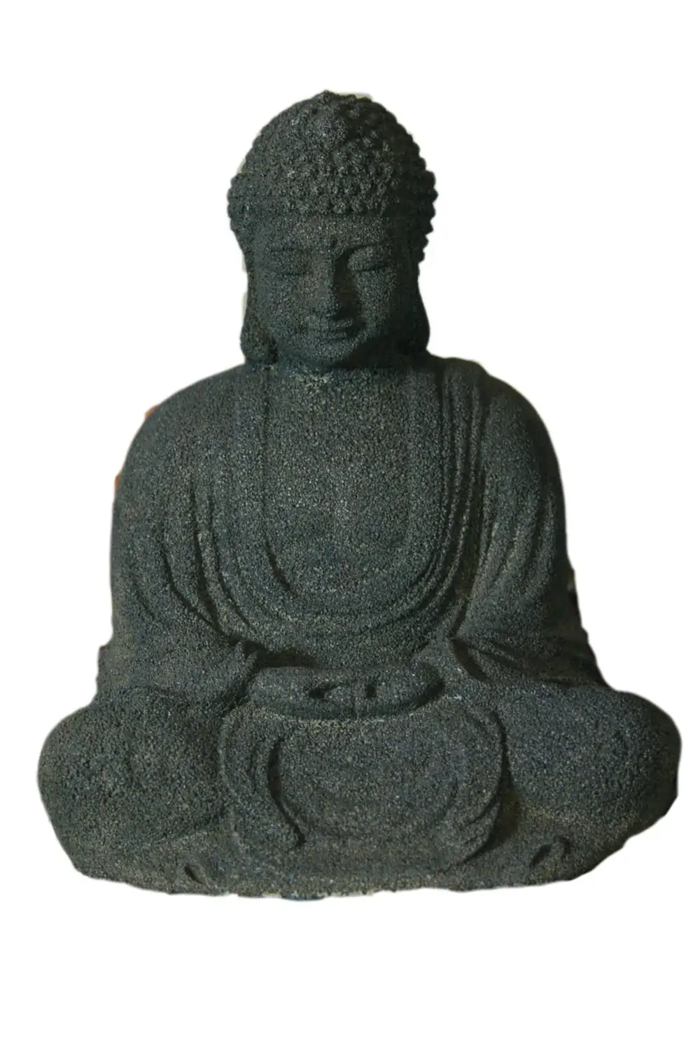 Artikelbild 1 des Artikels “Buddha-Figur, sitzend, japanisch, 15 cm, grau “