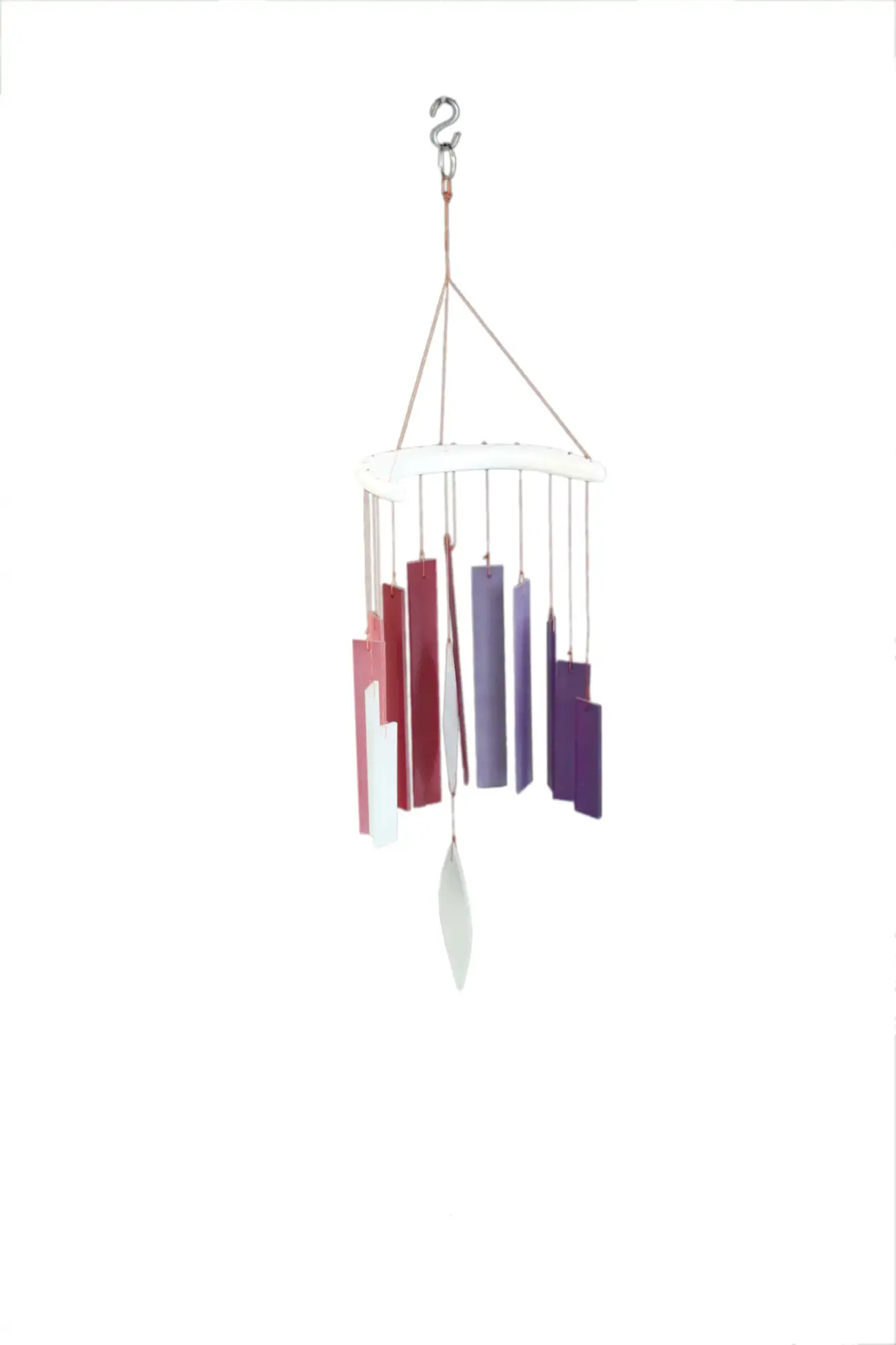 Artikelbild 1 des Artikels “Glas-Windspiel „Halbmond“, pink, 40 cm “