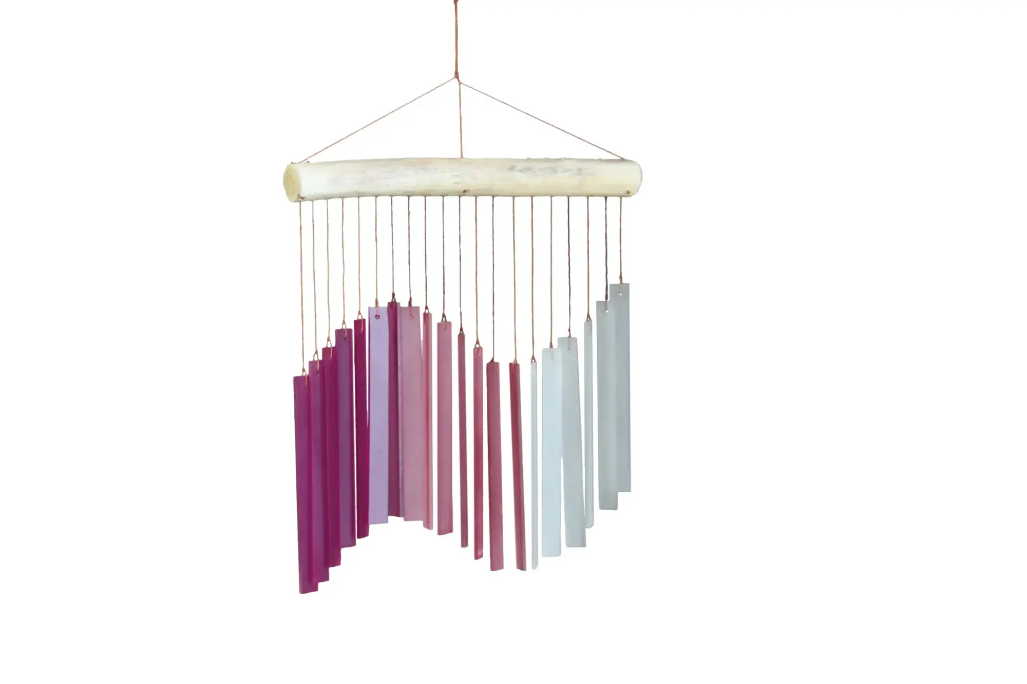 Artikelbild 1 des Artikels “Glas-Windspiel „Sinus Welle“, pink, 29 cm “