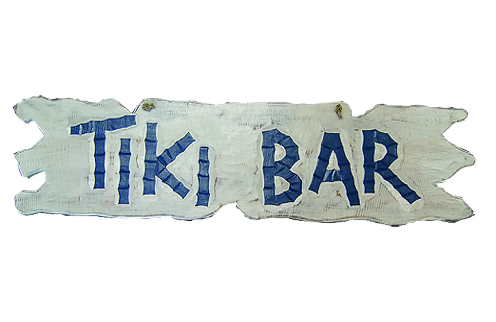 Artikelbild 1 des Artikels “Handbemaltes Schild „Tiki Bar“, weiß, 60 x 40 cm “