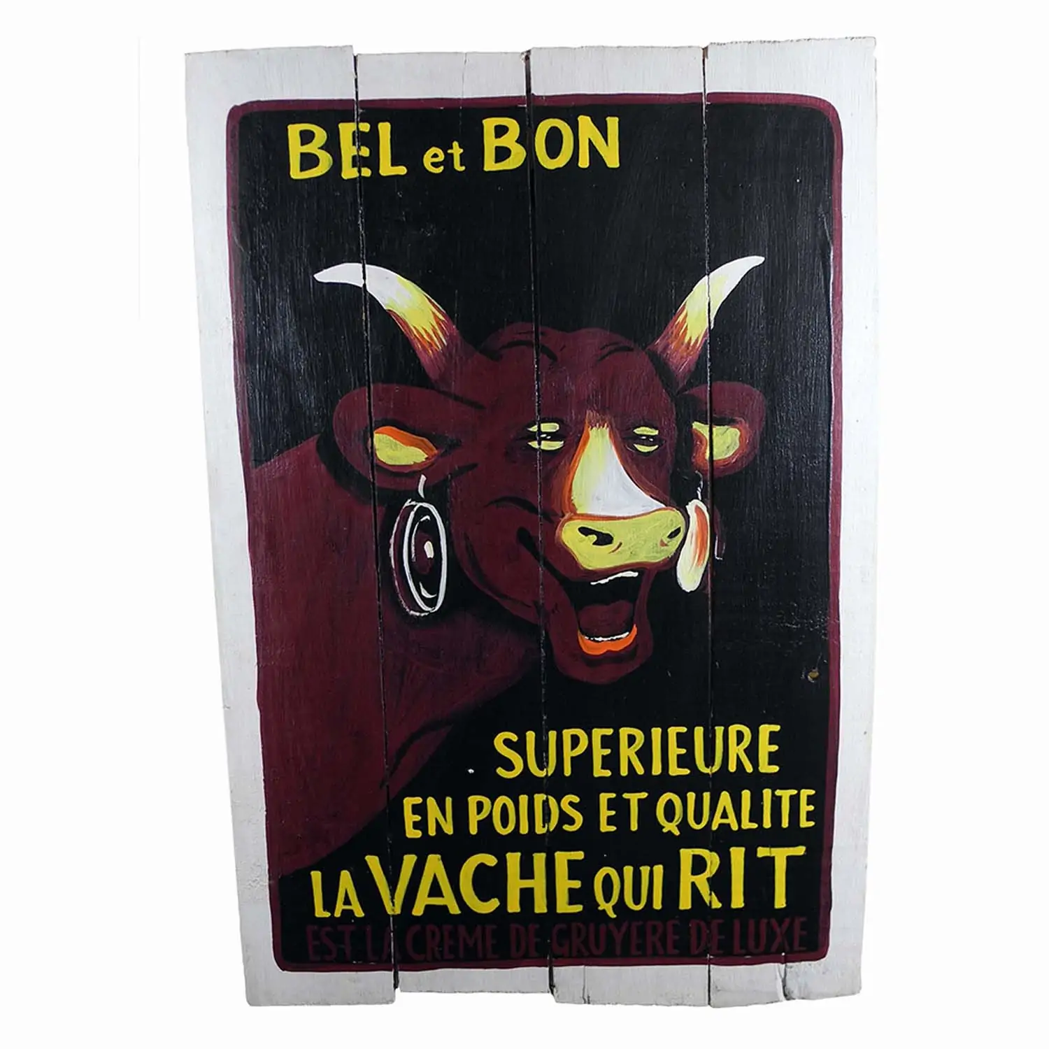 Product image 1 of the product “Hand painted sign ''Bel et Bon Superieure'' ”