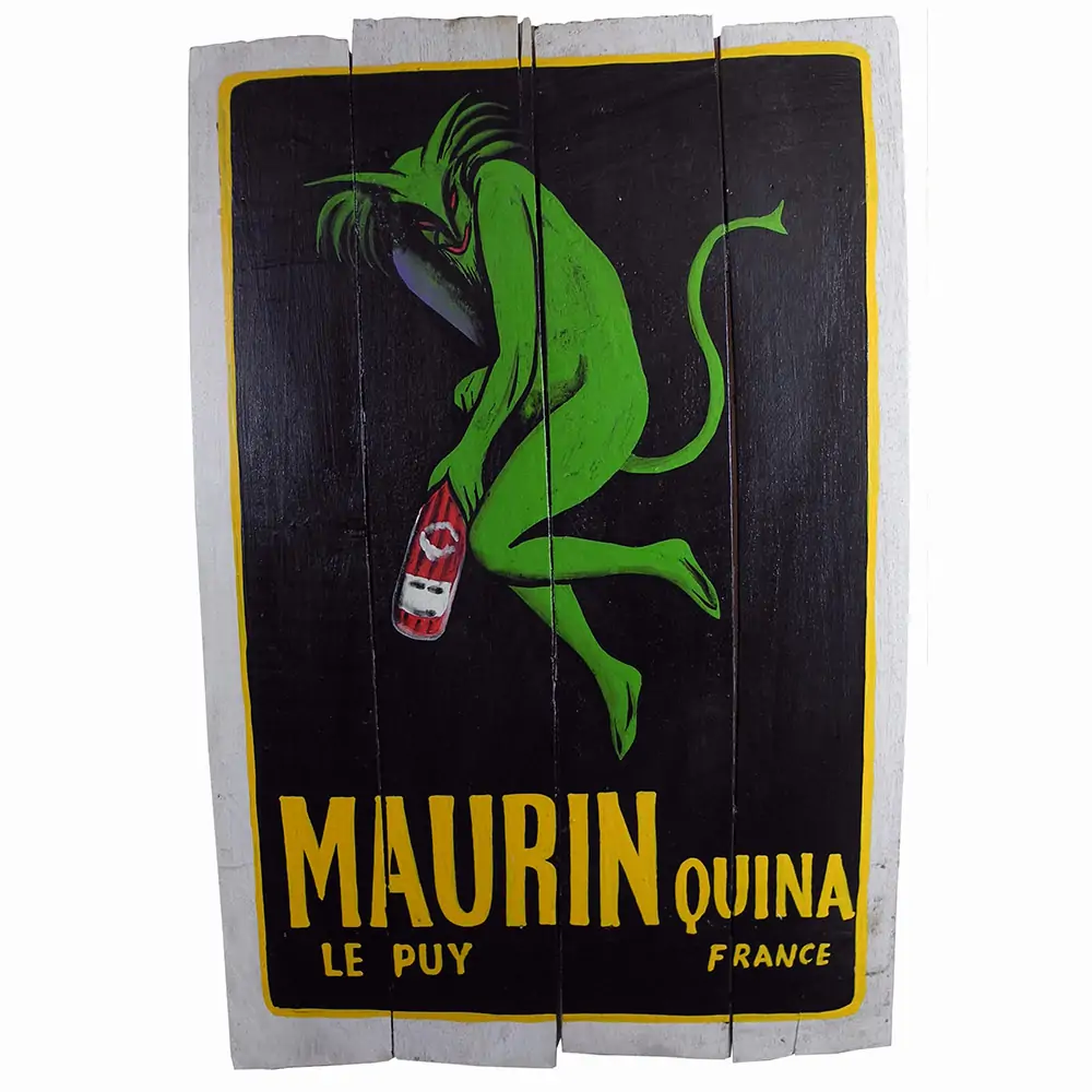 Product image 1 of the product “SALE - Wooden shield - Retro ''Maurin Quina'' ”