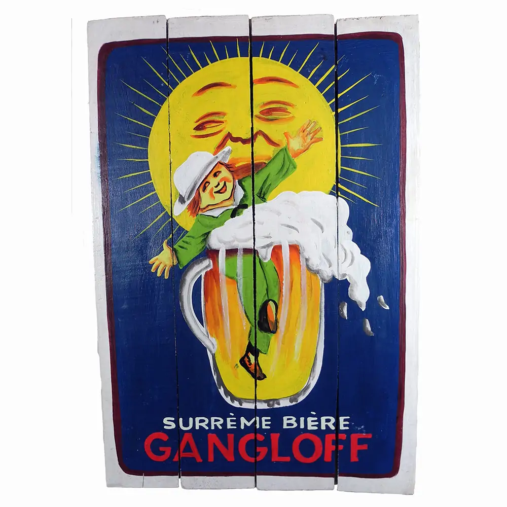 Product image 1 of the product “Hand painted sign ''Suprème Bière'' ”