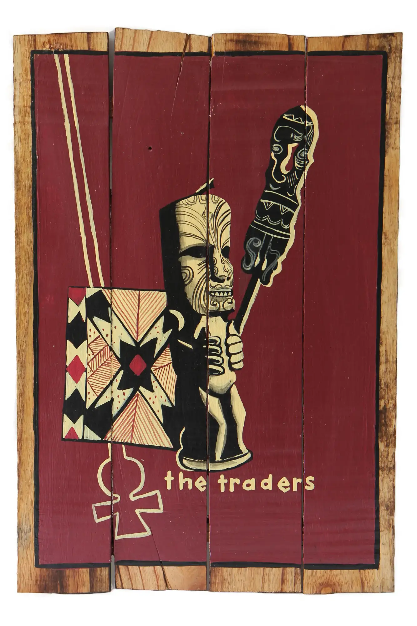 Product image 1 of the product “SALE - Wooden shield retro 