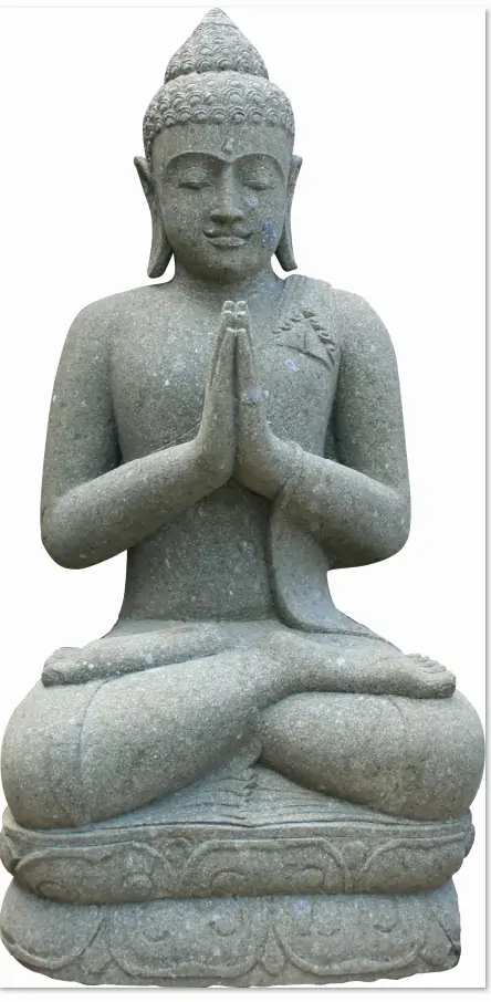 Artikelbild 1 des Artikels “Buddha-Figur, sitzend, indisch, 150 cm, Handhaltung: Begrüßung “